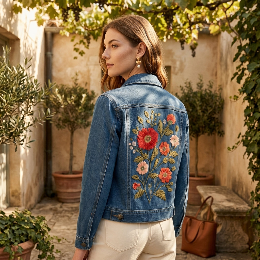 Embroidered Jacket – Trendy Statement Wear